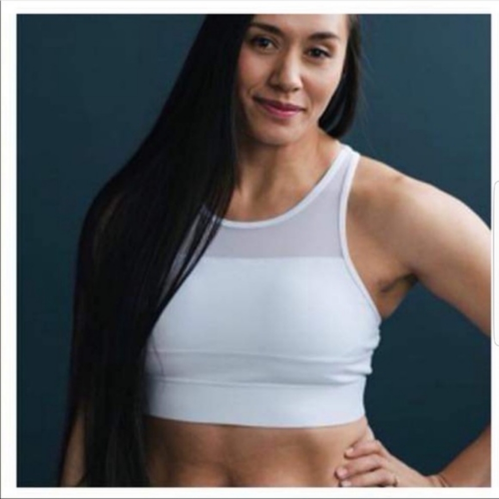 White ZYIA all star bra